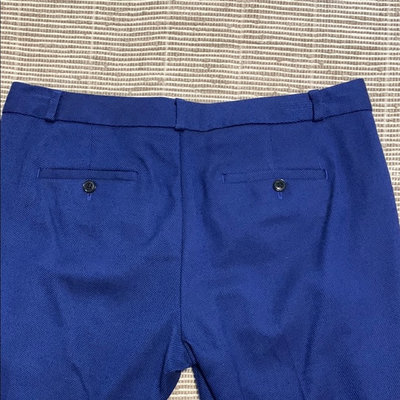 Banana Republic Blue Crop Dress Pants Tailored Fit - Picture 5 of 8